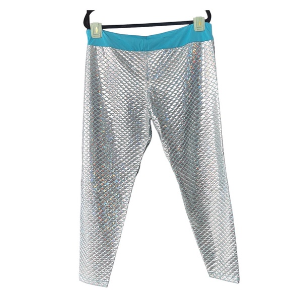 DISNEY MERMAID shiny TIGHTS SIZE XL - Picture 5 of 5